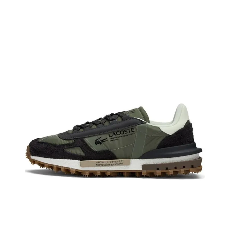 LACOSTE Wear Resistant Low Top Casual Shoes Men's Green-0