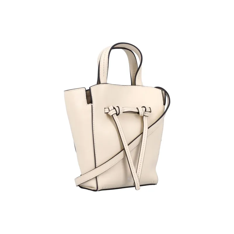 Mulberry Cow Leather Shoulder Bag, Crossbody Bag, Handbag Mini Women's Ecru-1