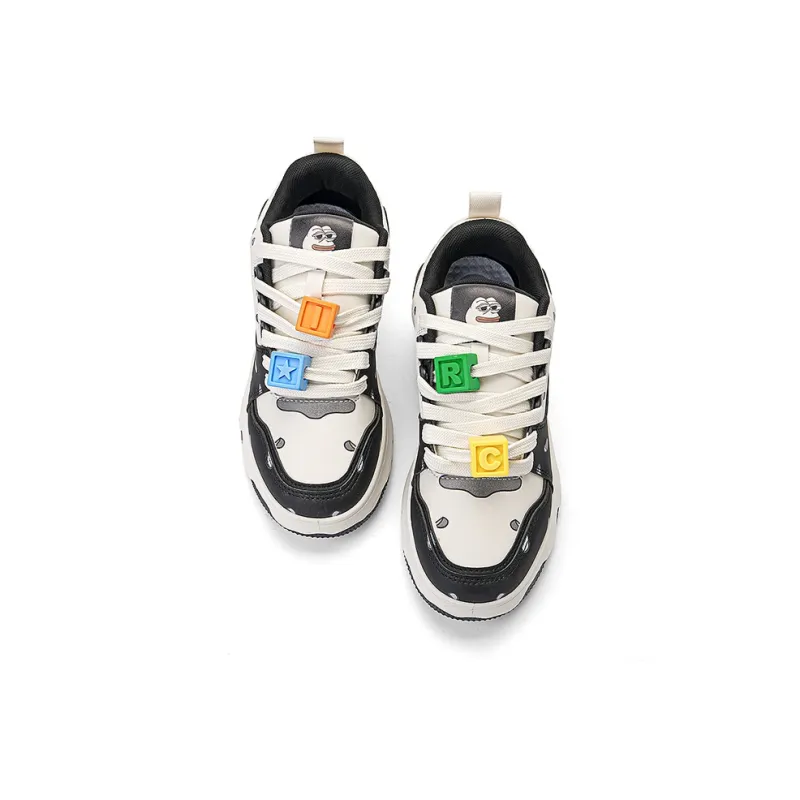 Pepe The Frog Skateboard Shoes Unisex Low Top Classic Black White/Pearl Beige/Tangerine/Ocean Blue/Mismatched-33