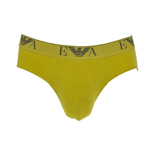 EMPORIO ARMANI Cotton Underpants Men's Green