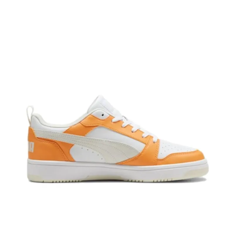 PUMA Rebound V6 Anti Slip Wear Resistant Low Top Skateboard Shoes Unisex Ecru-1