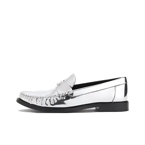 COACH Loafers Men Silver
