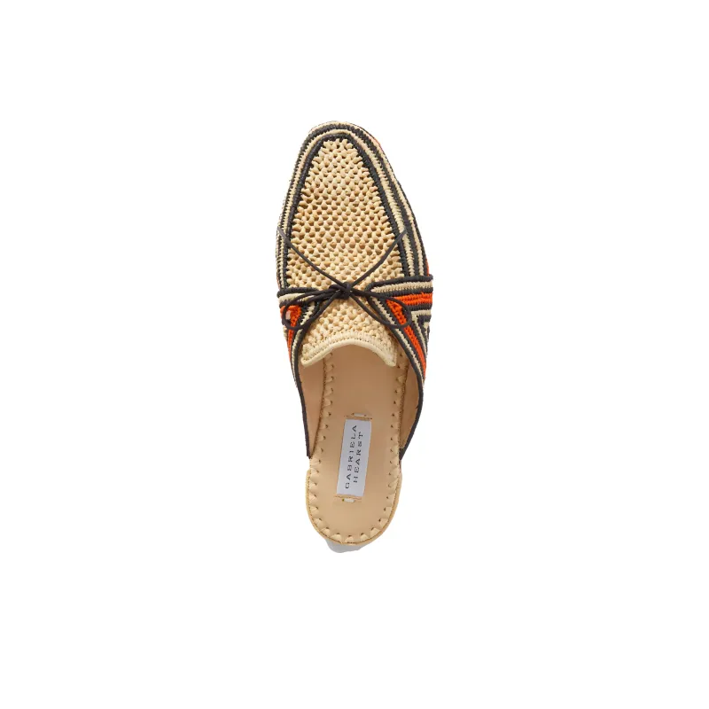 GABRIELA HEARST Wrap-toe Slippers Women's Beige-3
