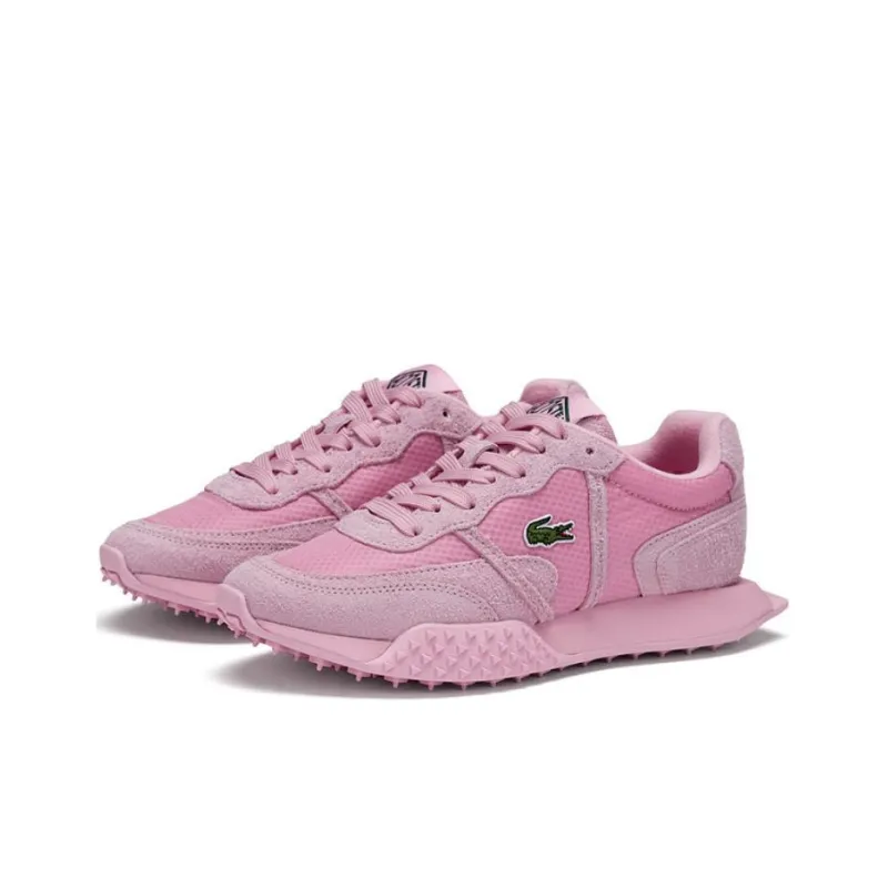 LACOSTE Low Top Casual Shoes Women's Pink-2