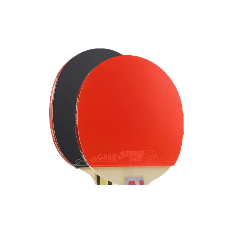DHS Ping Pong Paddles Unisex Pure Wood Black Red-4
