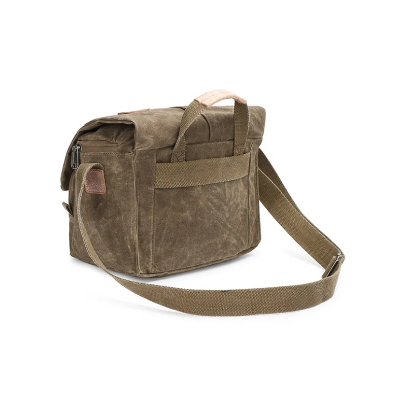 H YXIANG Canvas Shoulder Bag Regular Men's Khaki/Dark Gray/Army Green-1
