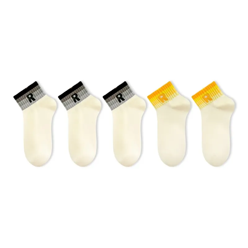 SALOATO Mid Calf Socks Women's 5 Pack-3