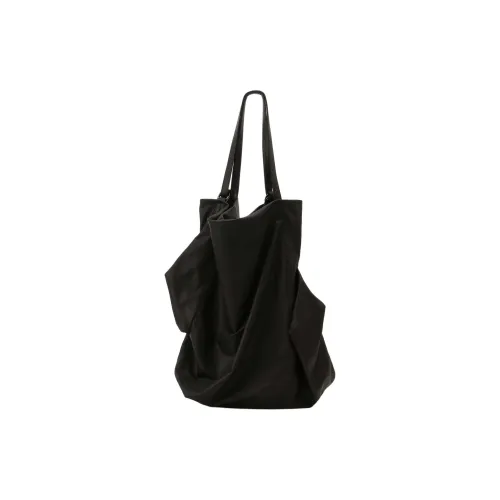 Yohji Yamamoto Cow Leather One Shoulder Handbags Men's Black
