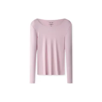 CALVIN KLEIN Thermal Tops Women's Velour Pink