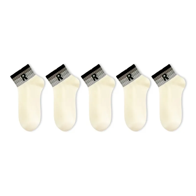 SALOATO Mid Calf Socks Women's 5 Pack-5