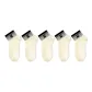 5-Pack White and Black