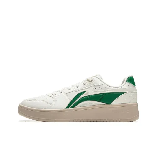 LINING Acer Truncatum Skateboard Shoes Men Low-Top Mist White/Celadon Green