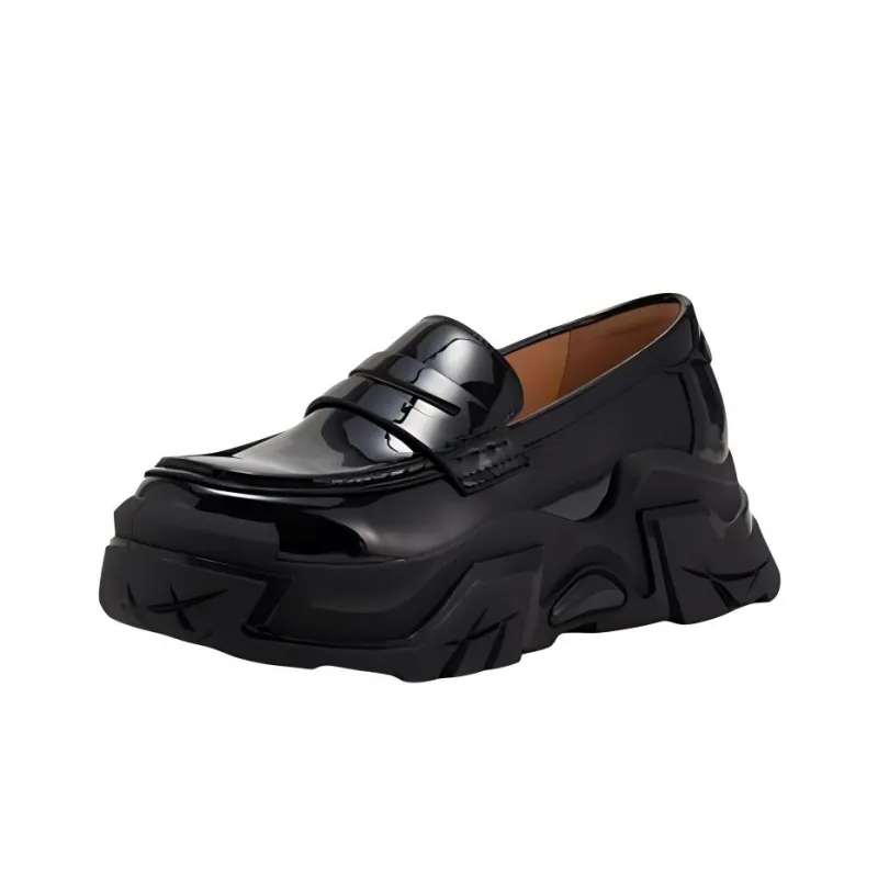 Teenie Weenie Loafers Women's Black/Silver-1