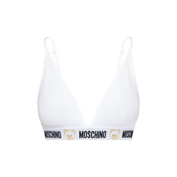 MOSCHINO Logo Band Triangle Bra