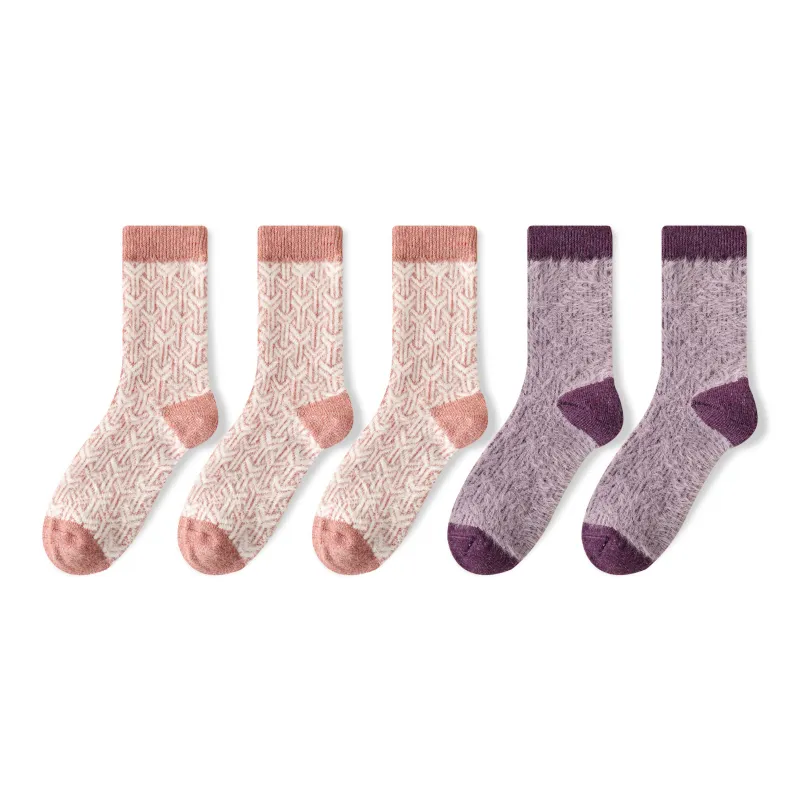 MIIOW Fruit Printing Series Mid Calf Socks Women's Combo Set-18