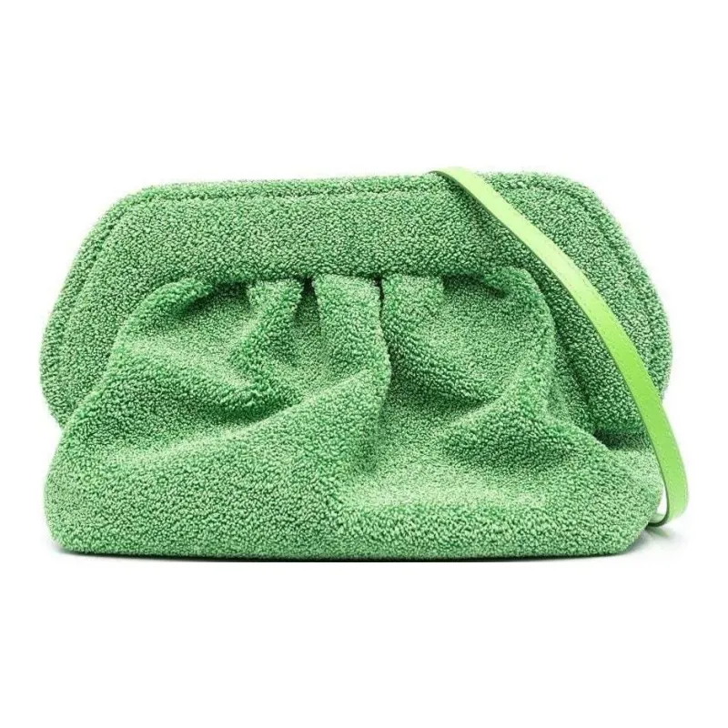 THEMOIRE Bios Recycled Plastic One Shoulder Crossbody Clutches Women's Grass Green-0