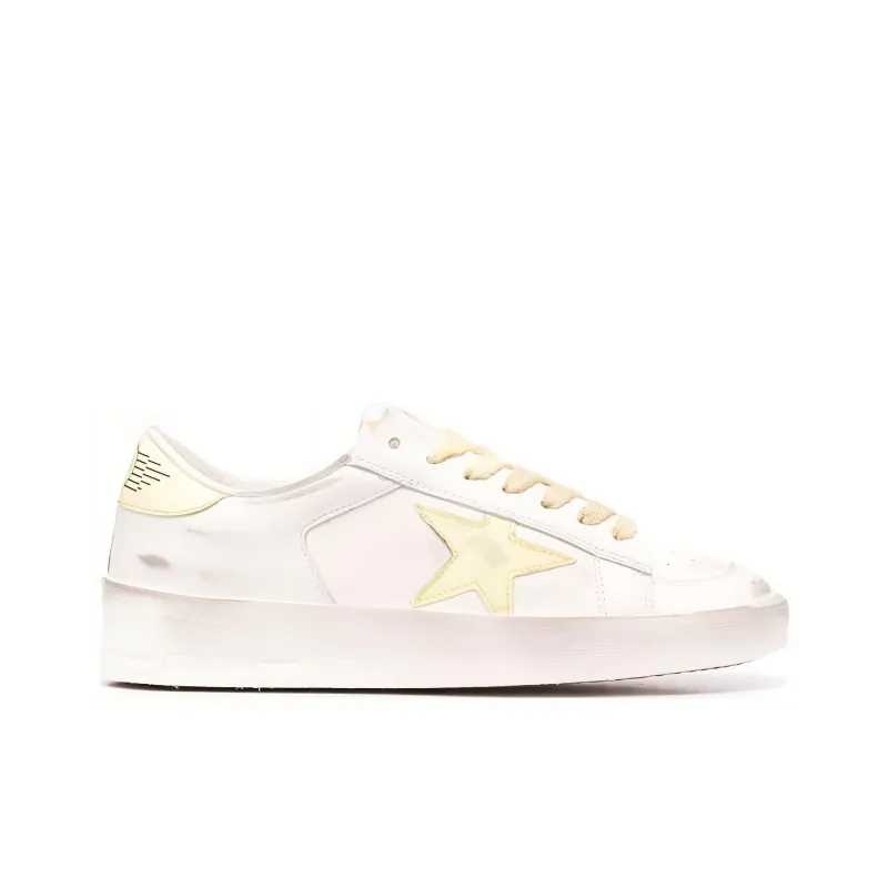 Golden Goose Stardan Stylish Skateboarding Shoes Men's White-1