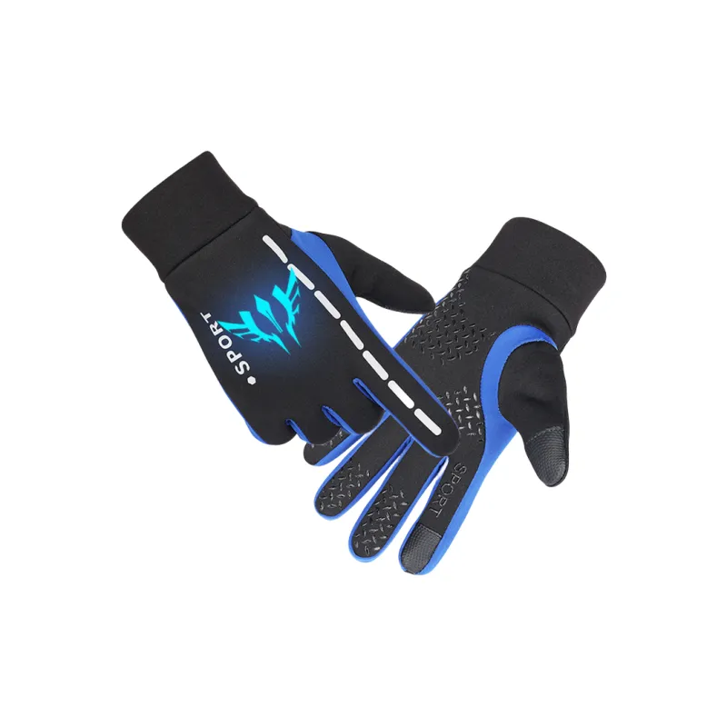 PRIMITIVE WOLF Riding Equipment Cycling Glove Unisex Black Blue-5