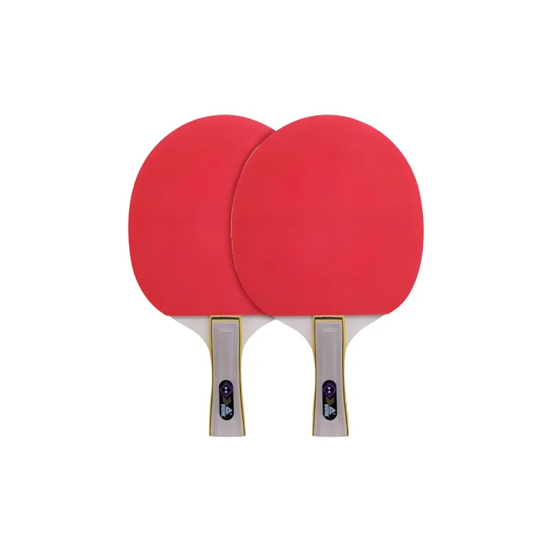 PEAK Ping Pong Paddles Unisex All Wood Red/Gray-0