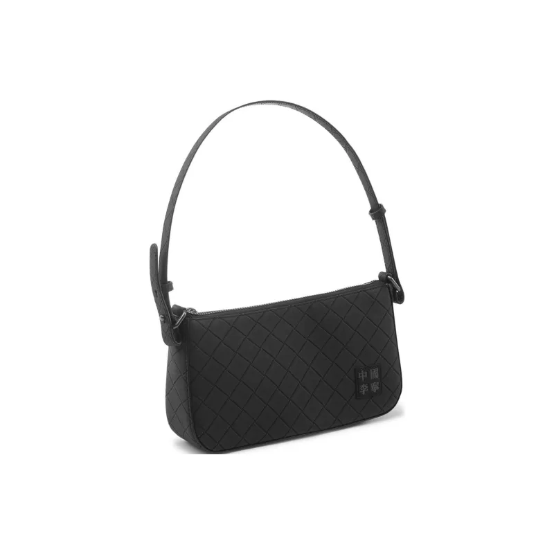 LiNing Vital Series Polyurethane Handbag Shoulder Bag Women's Black-3