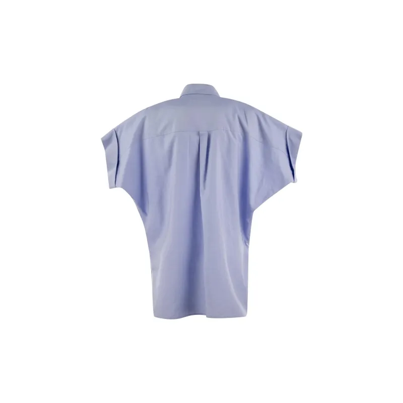 WEEKEND MaxMara Brema Buttoned Short Sleeved Shirt-1