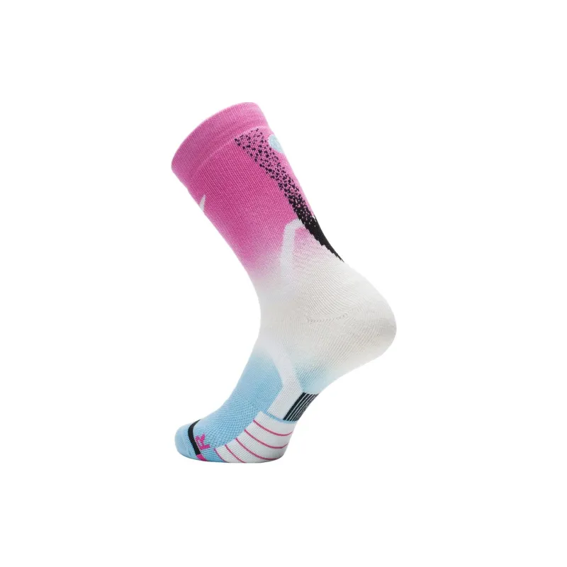 LiNing Basketball Collection Basketball Socks Unisex 1 Pack Blue Pink-1