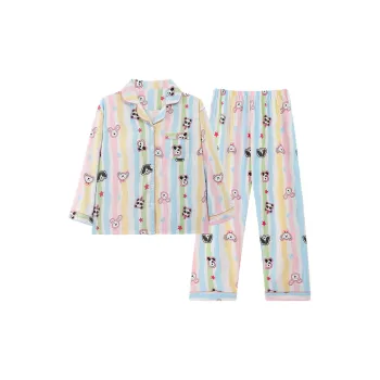 Qiao Ni Tong Pajama Set Women's Rainbow