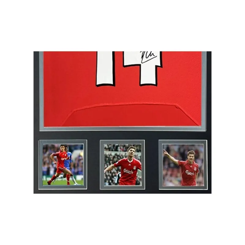 Three For Harvie Alonso Signed Soccer Apparel Jersey With SA Certificate Fan Edition Framed-4