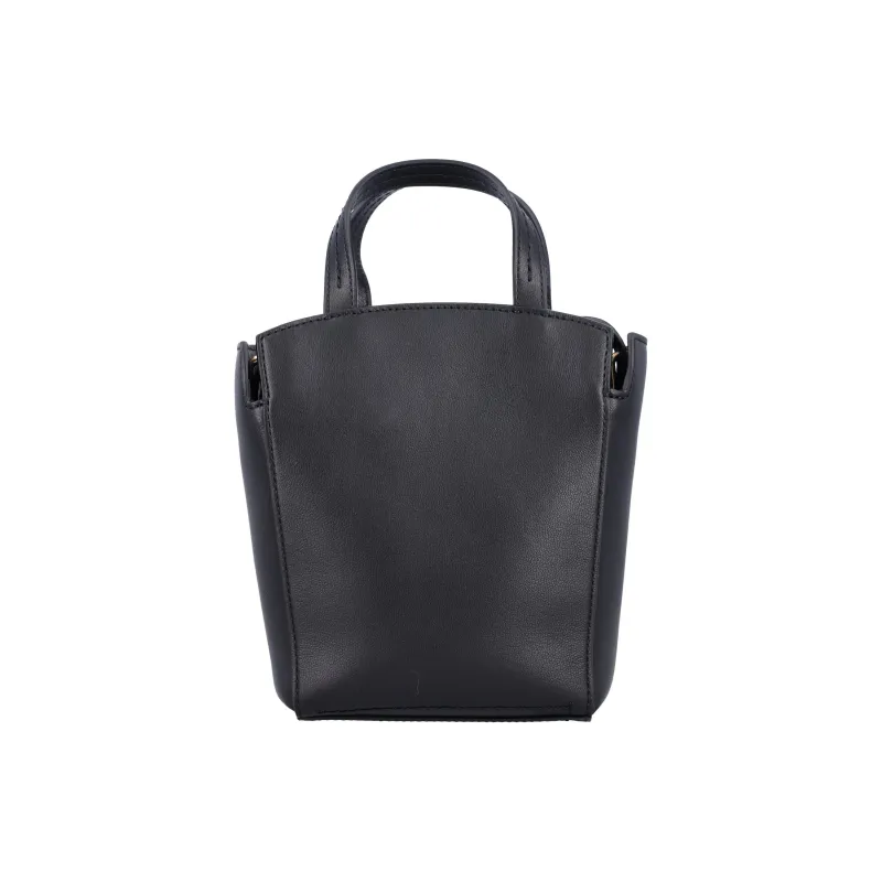 Mulberry Cow Leather Tote Bag Shopping Bag Shoulder Bag Crossbody Bag Handbag Mini Women's Black-3