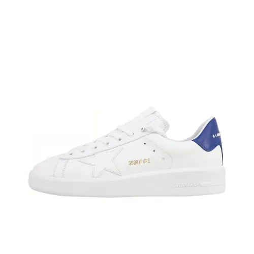 Golden Goose Purestar Leather White Bluette