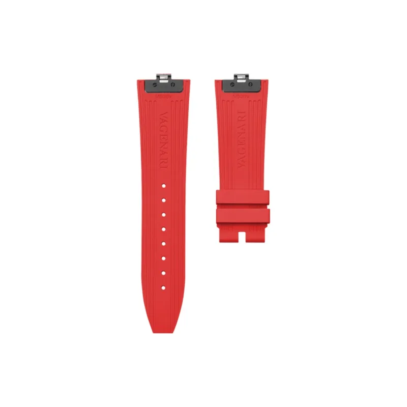 VAGENARI Watch Bands Rubber Strap Compatibility For Jaeger LeCoultre Master Geographic 4520V 5520V 7920V Unisex-5
