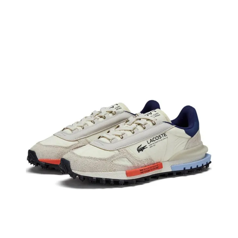 LACOSTE Low Top Casual Shoes Men's Beige-2