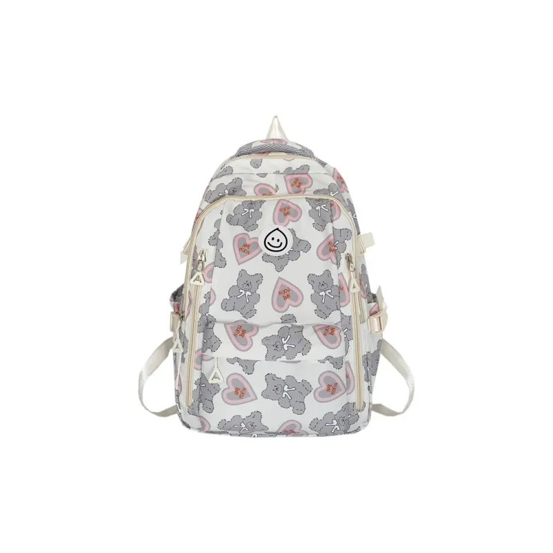 NX DOUGHNUT Composite Cloth Backpack Unisex Multicolor-7