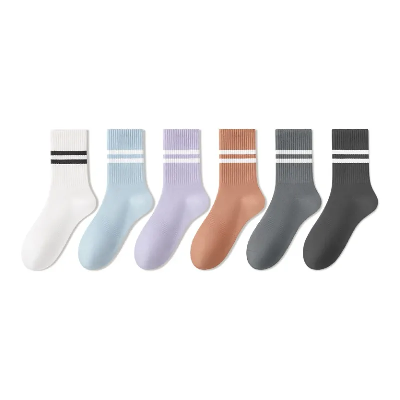 B&C.Room Mid Calf Socks Women's 6 Pack-10