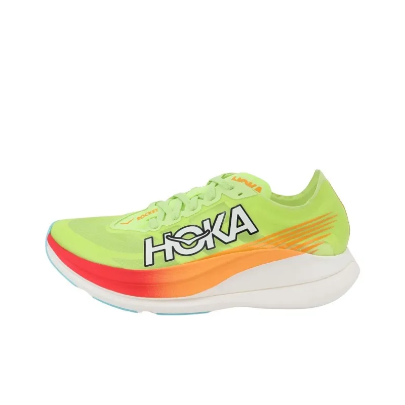 HOKA ONE ONE Rocket X 2 Lettuce Solar Flare-0