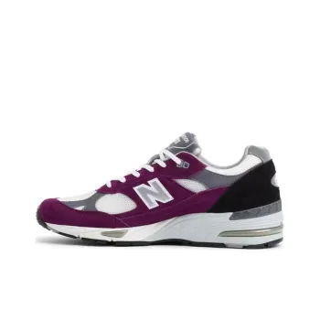 New Balance NB 991 Anti Slip Wear Resistant Low Top Casual Shoes Women's Purple