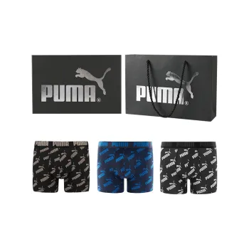 PUMA Boxer Shorts Men's Gift Box Set 3 Pack Multicolor
