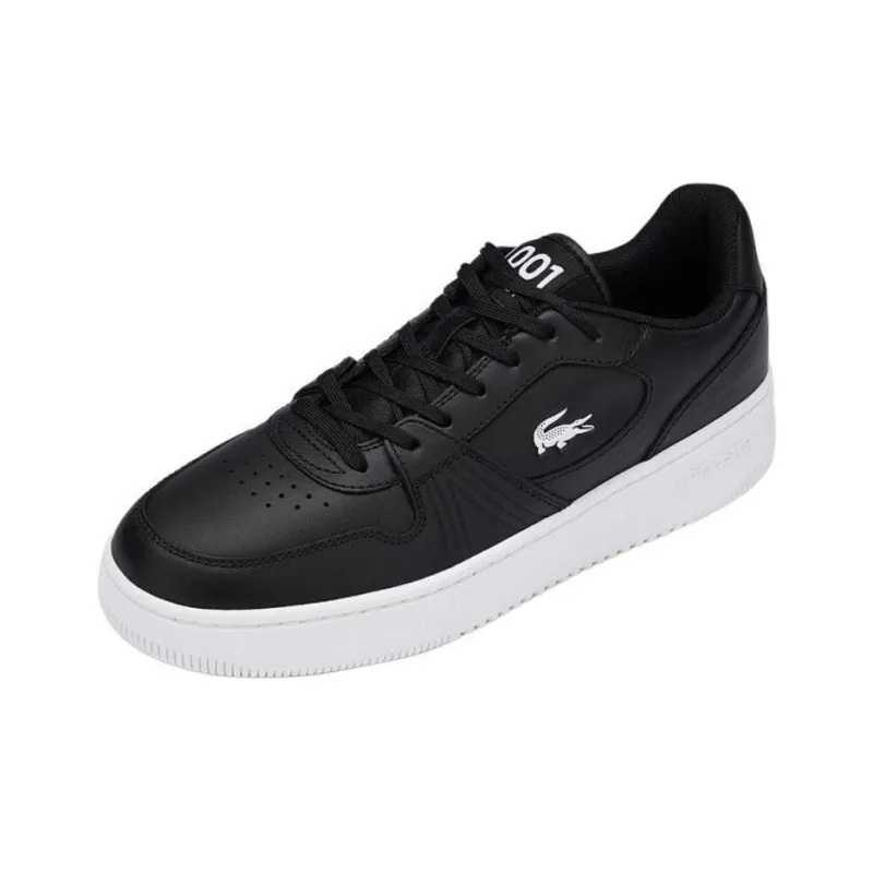LACOSTE Slip Resistant Low Top Skateboard Shoes Men's Black-2