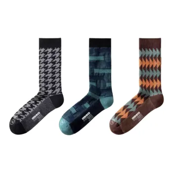Bananain Mid Calf Socks Men's 3 Pack