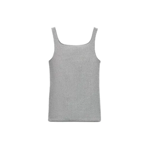 ZARA Tank Tops Women's Gray