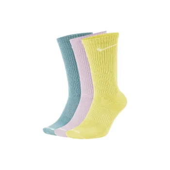 Nike Mid Calf Socks All Unisex Blue Pink Yellow