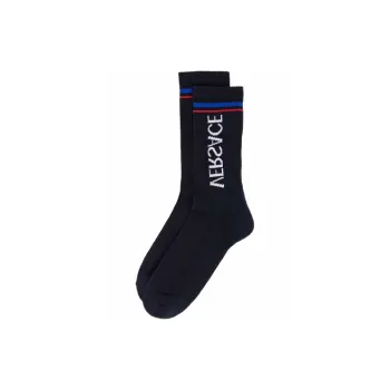 VERSACE Striped Socks 'Navy/White'