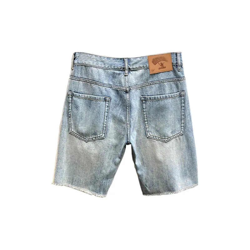 SANTASTIC Denim Shorts Men's Blue-1