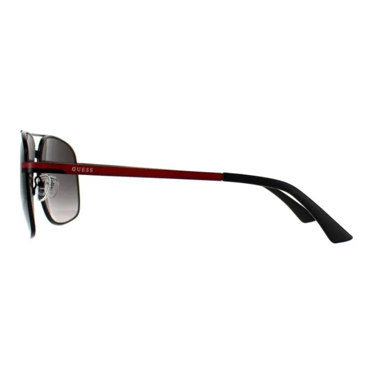 GUESS Metal Aviator Sunglasses Men's Black-2