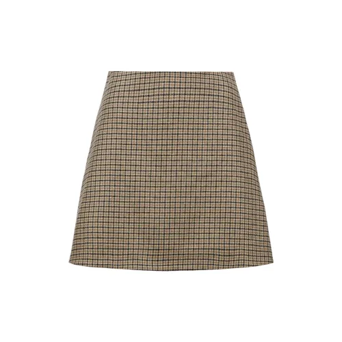 Moncler Grenoble Casual Short Skirts Women's Beige