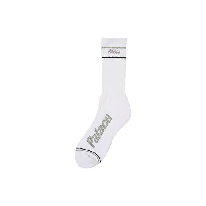 PALACE FW23 Fall/Winter Collection LO CASE SOCK Knee-High Socks Unisex 1 Pack White-0