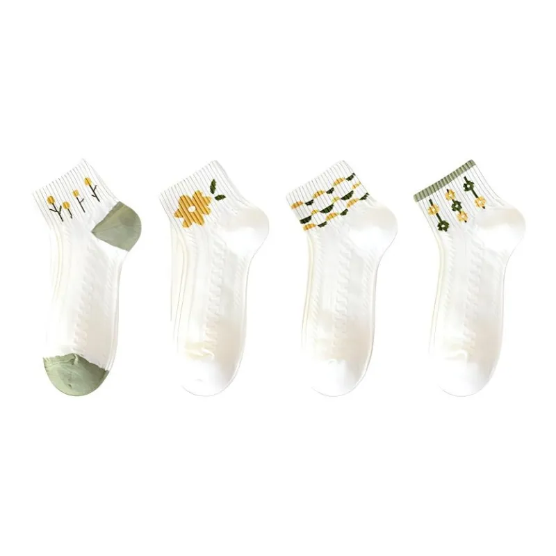 MIIOW Ankle Socks Women's 4 Pack-0