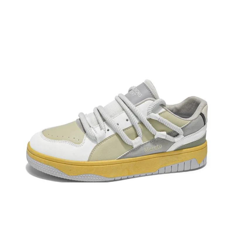 Meiretu Non slip Lightweight Low Top Skateboard Shoes Men's-6