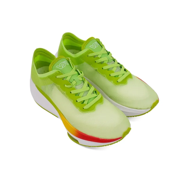 VOIT Cushioning Coverage Rebound Abrasion Resistant Breathable Slip Resistant Low Top Running Shoes Men's Neon Green-2
