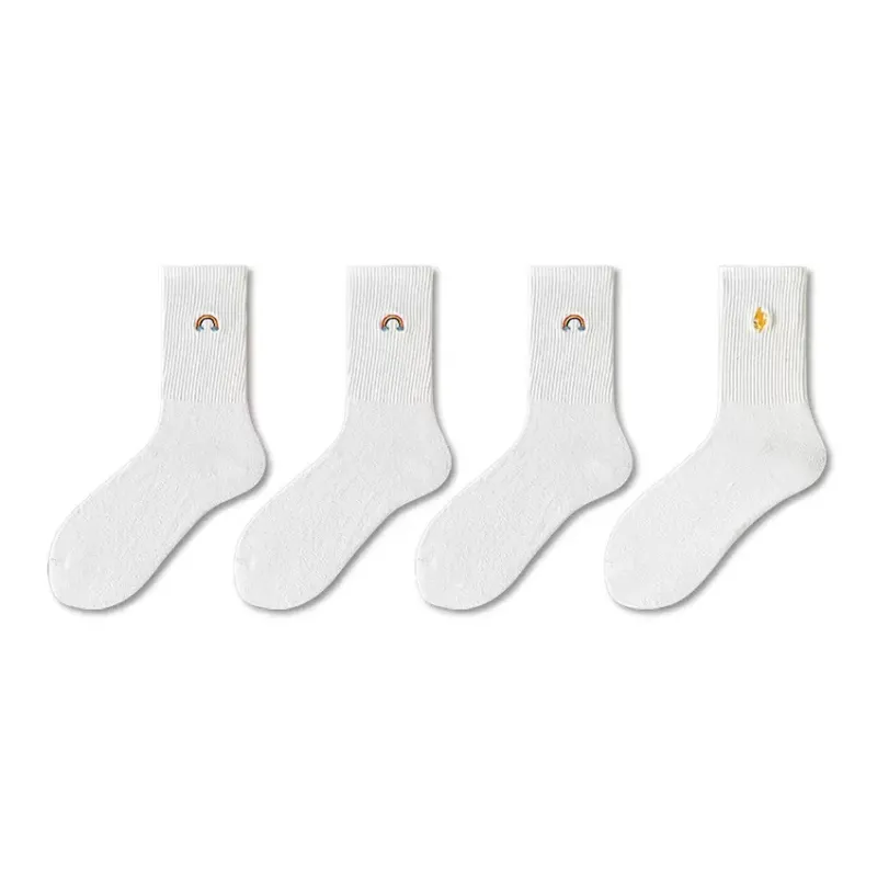 Moremoli Mid Calf Socks Unisex 4 Pack-8